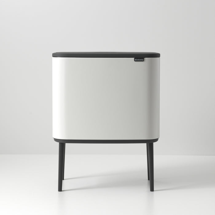 Brabantia Bo Touch Bin Afvalemmer 3 x 11 L - Wit