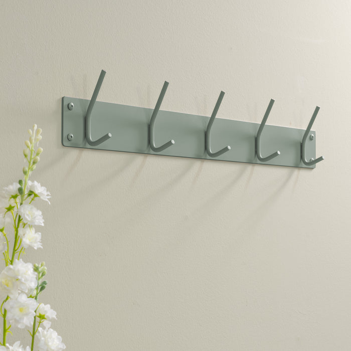 Spinder Design Fusion 5 Wandkapstok - Dusty Green