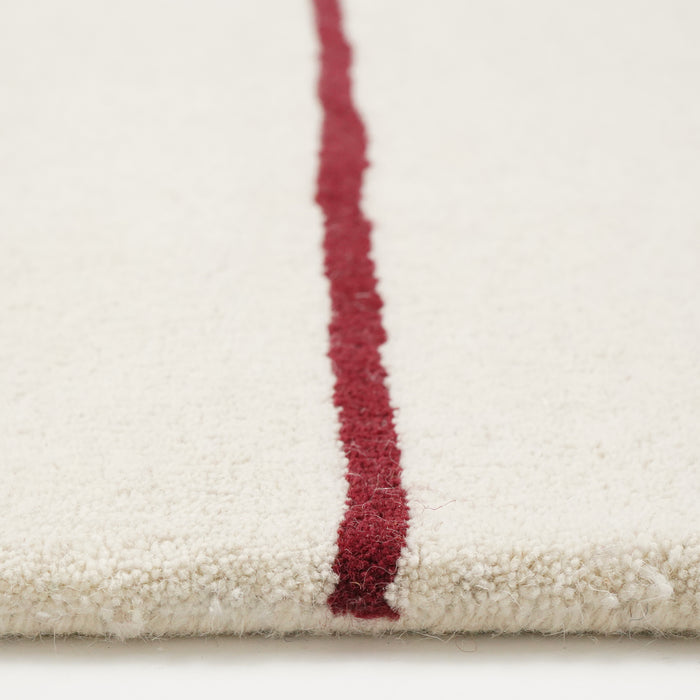 by fonQ Line Vloerkleed 170 x 240 cm - Rood