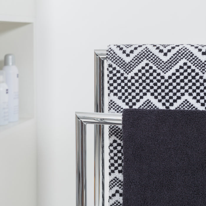 Sealskin Tube Vrijstaand 2-armig Handdoekrek - Chroom