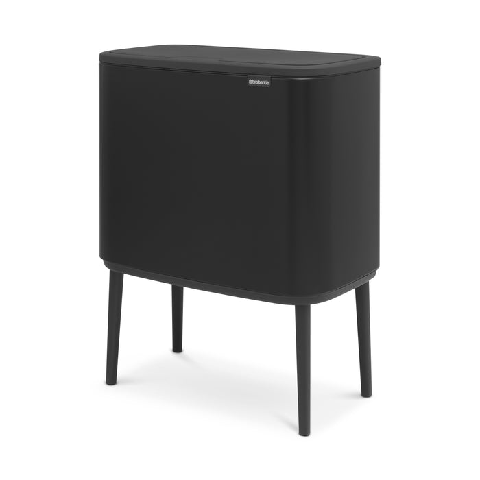 Brabantia Bo Touch Bin Afvalemmer 3 x 11 L - Zwart