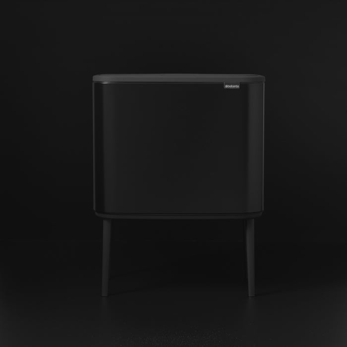 Brabantia Bo Touch Bin Afvalemmer 3 x 11 L - Zwart