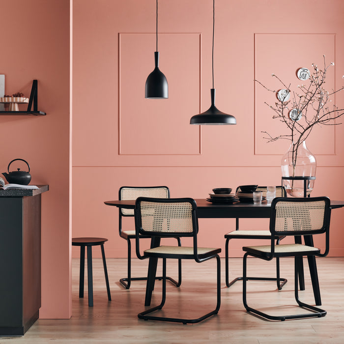 by fonQ Wave Eetkamerstoel - Zwart / Zwart