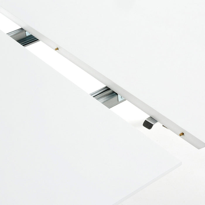 Kave Home Oqui Eettafel Uitschuifbaar Ovaal - 160/260 x 100 cm - Wit