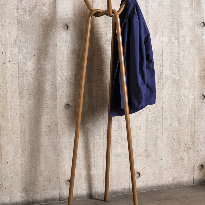 HAY Knit Staande Kapstok 3 Haken - Toffee