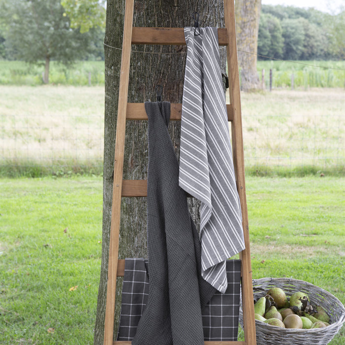 Walra Dry with Cubes Uni Keuken- en Theedoekset 3 st. - Zwart