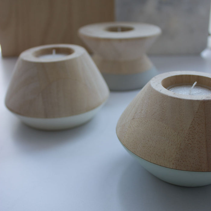 Hout Maysa Bum Theelichthouder