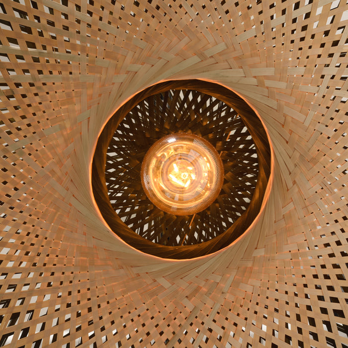 GOOD&MOJO Kalimantan Hanglamp Plat - Ø60cm - Naturel