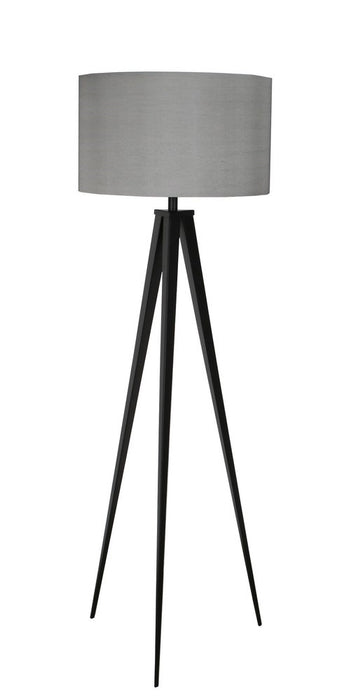Zuiver Tripod Vloerlamp - Zwart / Grijs