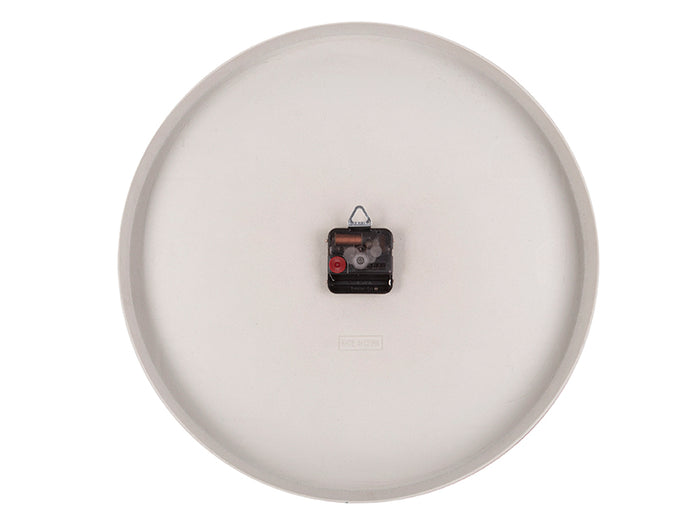 Karlsson - Wandklok On The Edge - Wit met chromen wijzers - Ø42cm