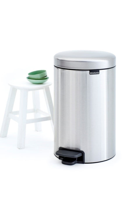 Brabantia NewIcon Pedaalemmer 12 L - Matt Steel