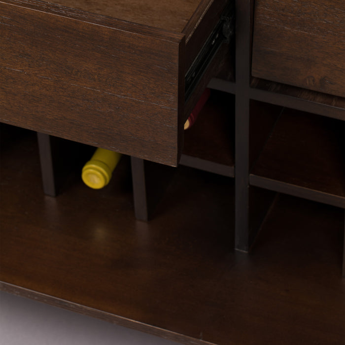 Dutchbone Class Wijnkast - Donkerbruin