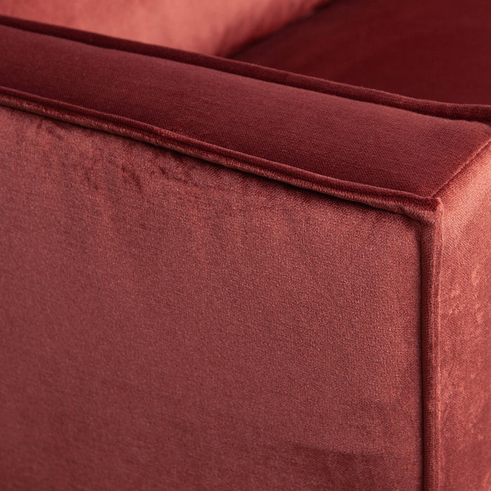 WOOOD Rodeo Hoekbank Rechts - Velvet - Chestnut