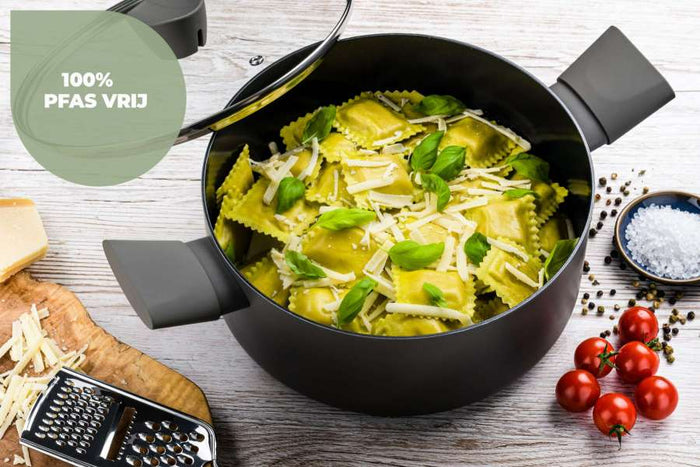 ISENVI Avon keramische braadpan 24 cm - Ergo greep