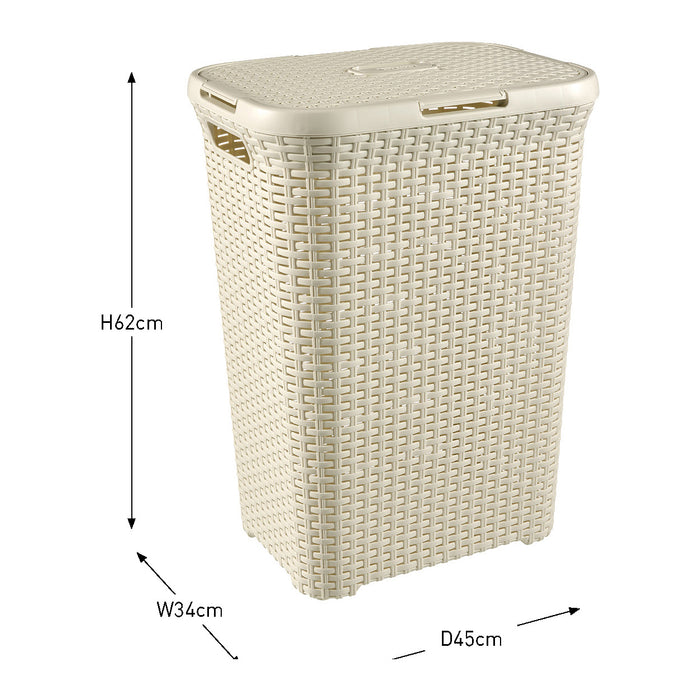 Curver Style Wasbox Natural 60 L