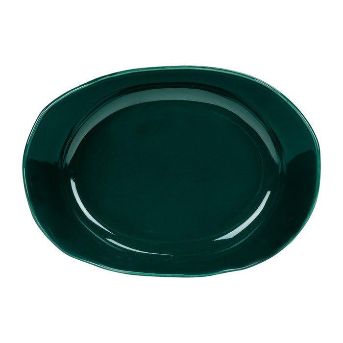 Krumble Serveerschaal - Set van 2 - Keramiek - Donkergroen