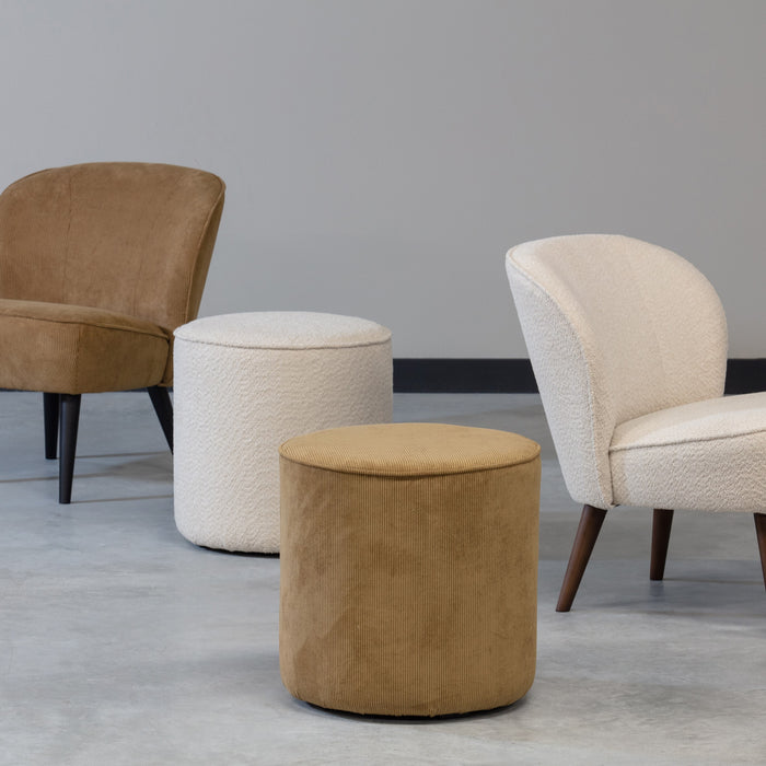 WOOOD Sara Poef Bouclé