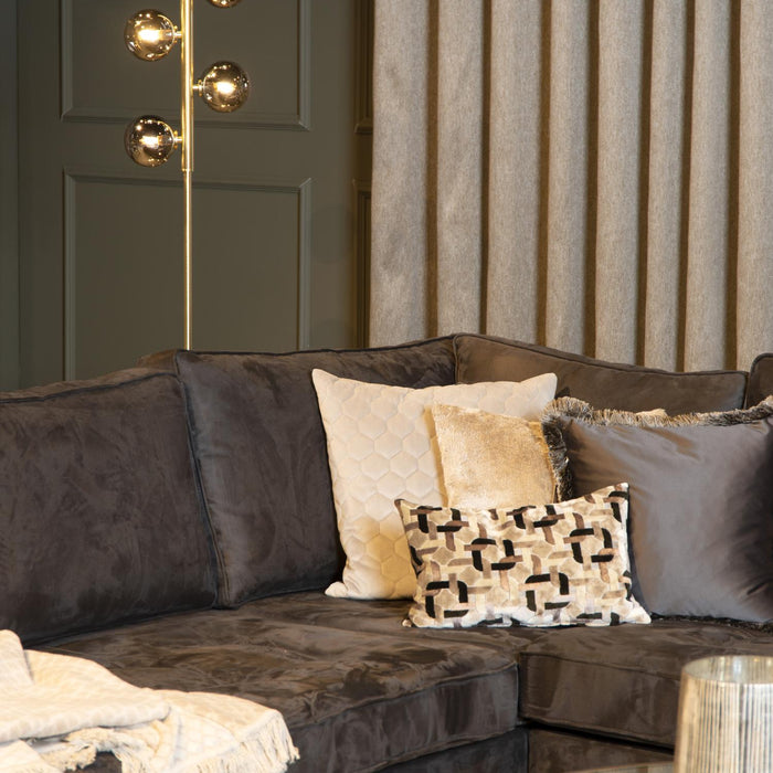 Lucide TYCHO Vloerlamp - Mat Goud | Messing