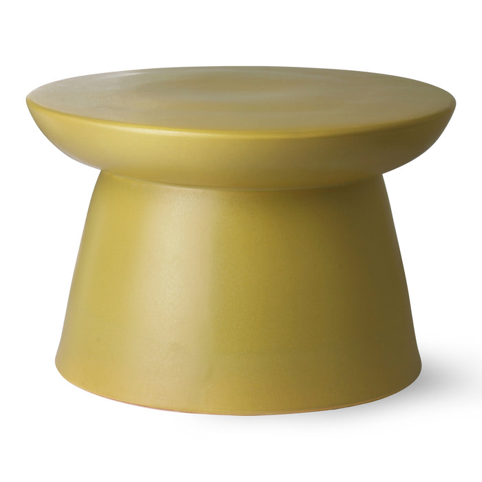HKliving Earthenware Bijzettafel XL - Green