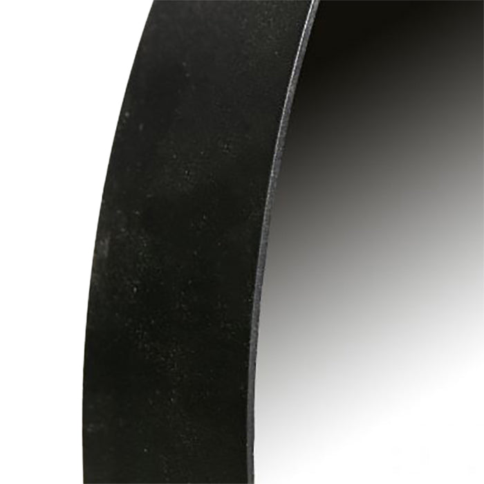 Woood Doutzen Spiegel - Zwart - Ø 50 cm