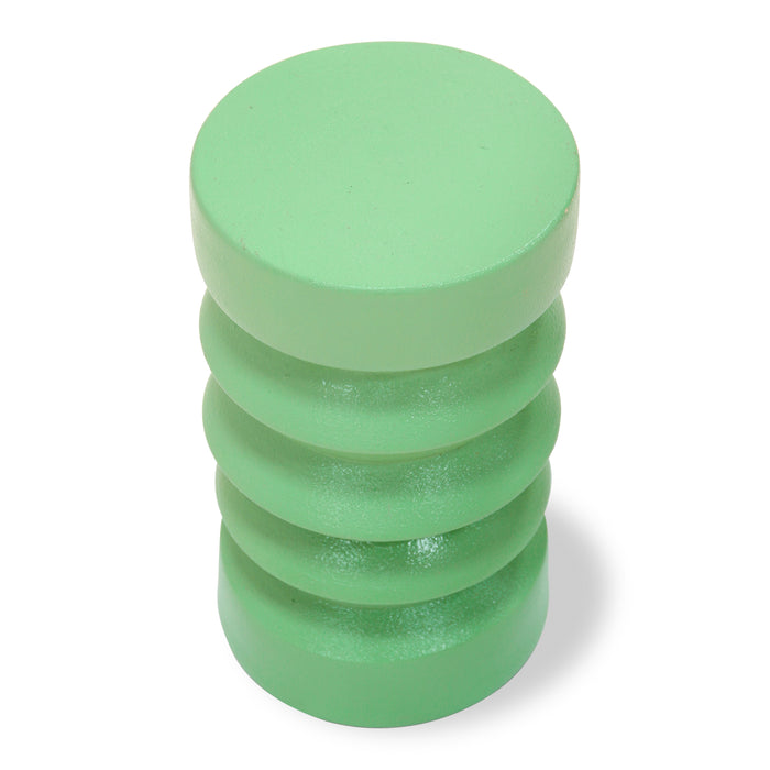 HKliving Stoneware Bijzettafel Ø 23 cm - Groen