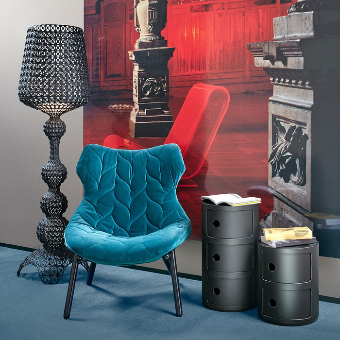 Kartell Componibili Kast - 2 Modules - Mat Zwart