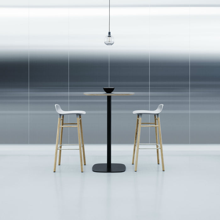 Normann Copenhagen Form Barkruk Low 65 cm - Eiken - Zwart