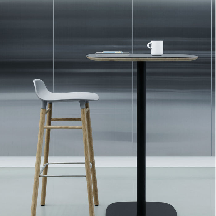 Normann Copenhagen Form Barkruk Low 65 cm - Eiken - Zwart