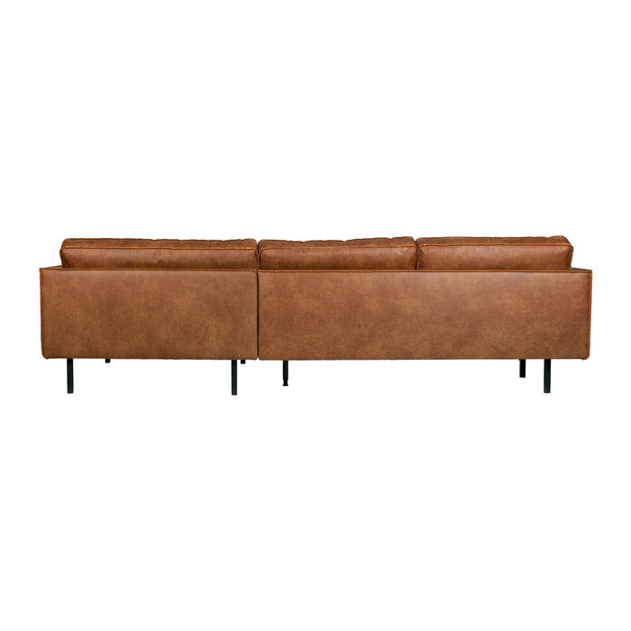 WOOOD Rodeo Chaise Longue Rechts - Eco-leder - Cognac