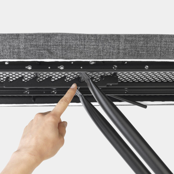 Brabantia Strijkplank B met Strijkijzerhouder 124 x 45 cm - Denim Blue