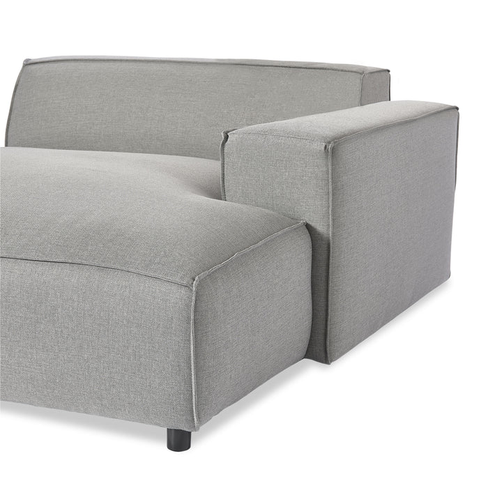 by fonQ Chunky Hoekbank met Chaise Longue Rechts - Grijs