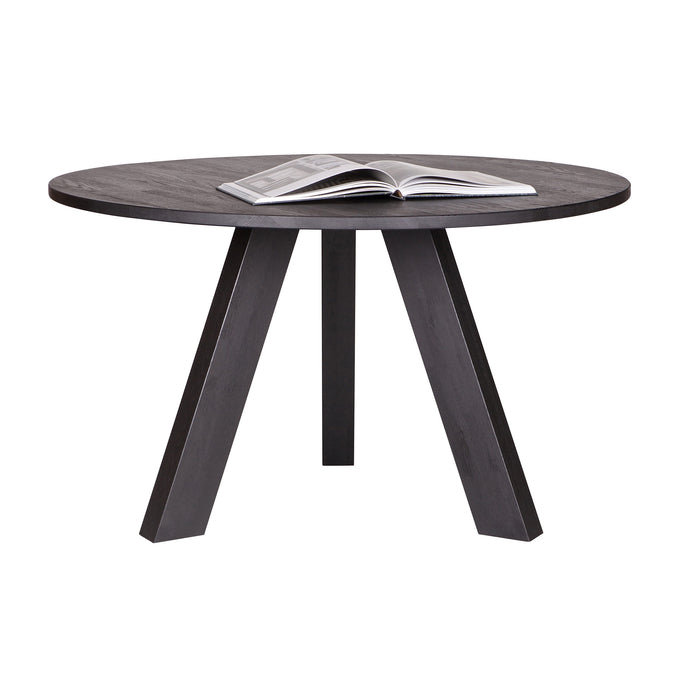 WOOOD Rhonda Eettafel - Ø 130 cm - Zwart
