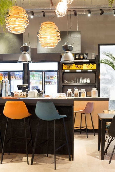 Dutchbone Franky Velvet Barkruk