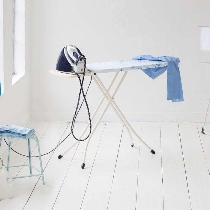 Brabantia Strijkplank B met Strijkijzerhouder 124 x 38 cm - Cotton Flower