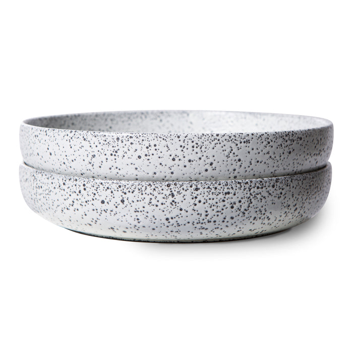 HKliving Gradient Ceramics Diep Bord Ø 21,5 cm - Set van 2