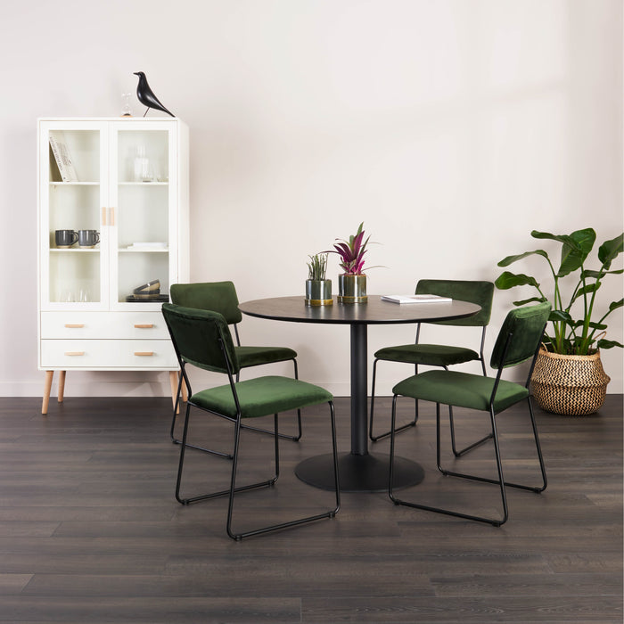 by fonQ basic Anderson Eettafel - Ø 110 cm - Zwart