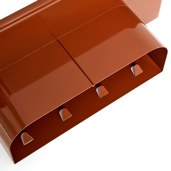 HAY Korpus Wandplank M - Brick red