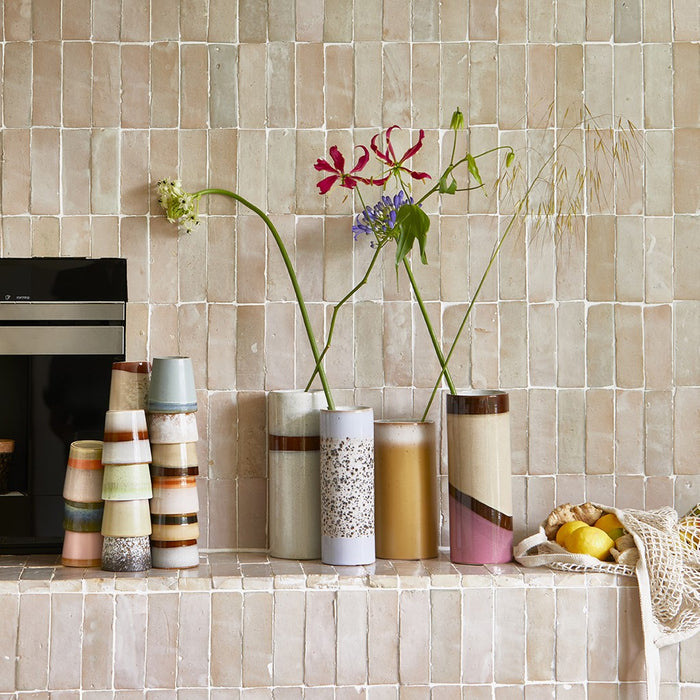 HKliving 70's Vaas - Maat L - dunes