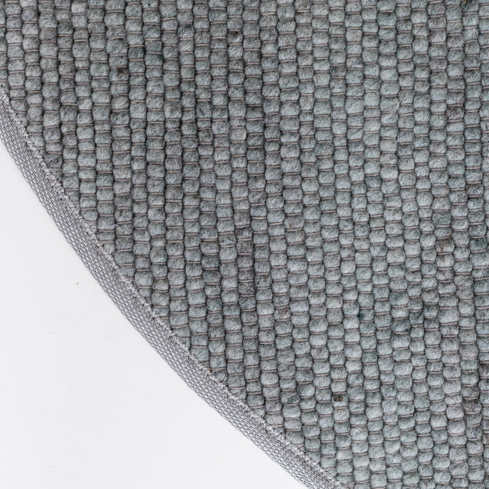 Interieur05 Rond Wollen Vloerkleed Groen Vik - 200 x 200 cm