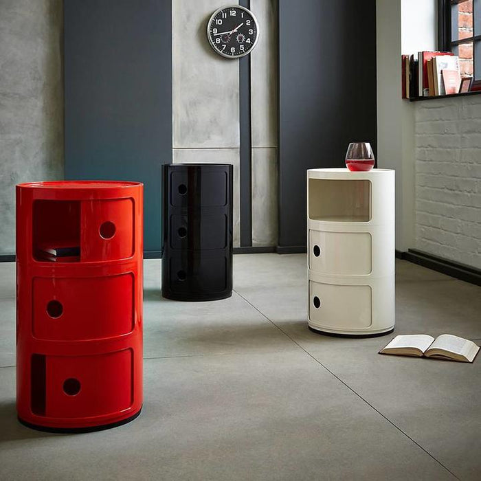 Kartell Componibili Kast - 3 Modules - Rood
