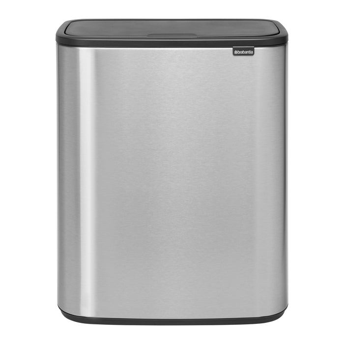 Brabantia Bo Touch Bin 2 x 30 L - Vingerafdrukvrij - Zilver