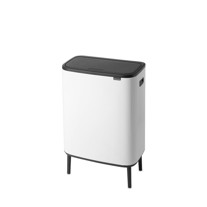 Brabantia Bo Touch Bin Hi Afvalemmer 2 x 30 L - Wit