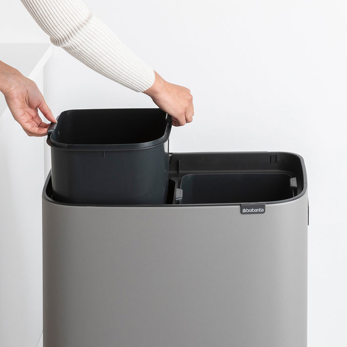 Brabantia Bo Touch Bin Hi 60 Liter (2x30 Liter)