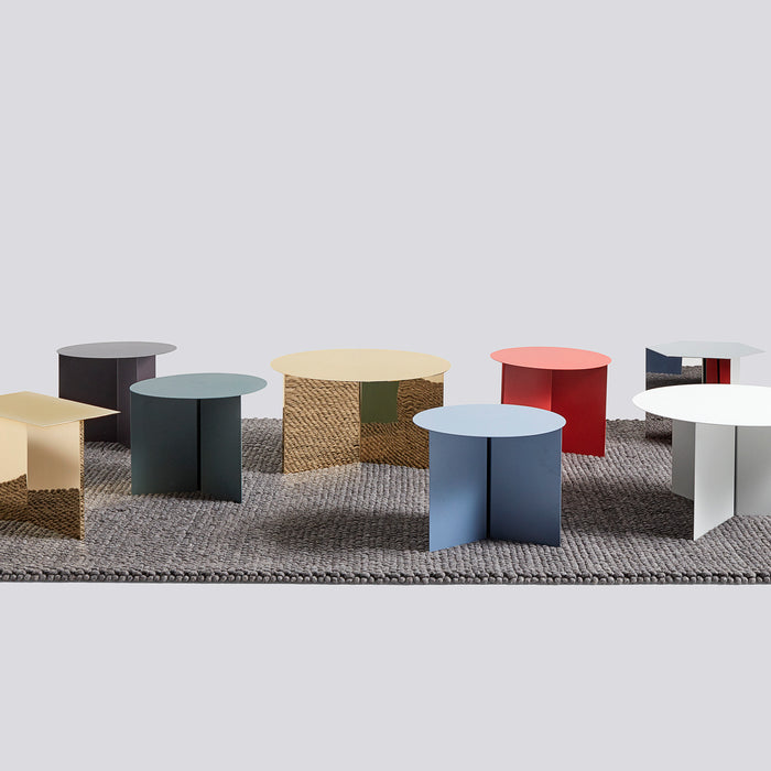 HAY Slit Table Round Bijzettafel Ø 45 cm - Zwart