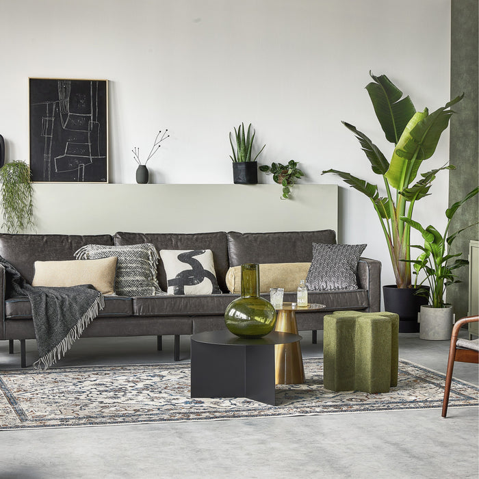 HAY Slit Table Round XL Bijzettafel - Ø 65 cm - Zwart