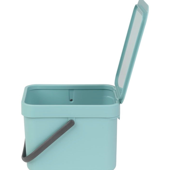 Brabantia Sort & Go Afvalemmer 6 L - Lichtblauw