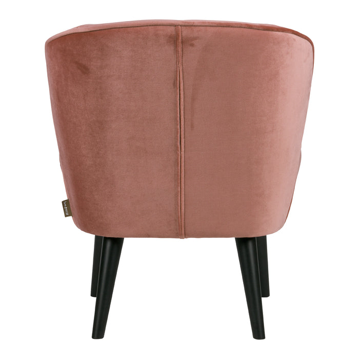 WOOOD Sara Fauteuil - Oud Roze