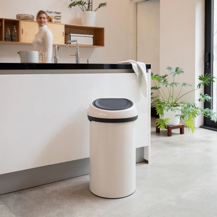 Brabantia Touch Bin afvalemmer 60 Liter - Soft Beige
