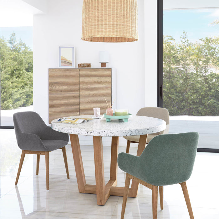 Kave Home Konna Eetkamerstoel - Donkergrijs