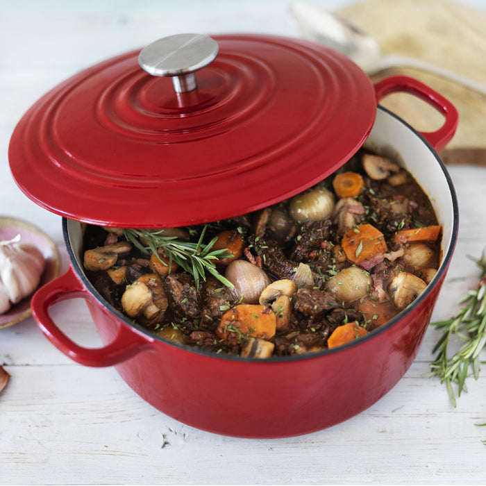 BK Bourgogne Braadpan Ø 28 cm - Chili Red